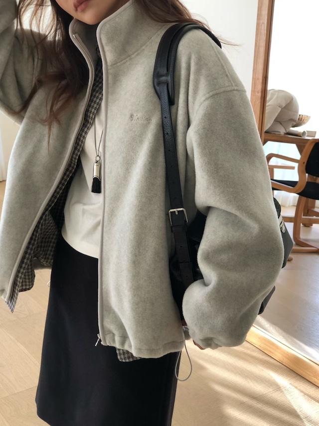 (予約) verveine / Luzern fleece zip-up 3color