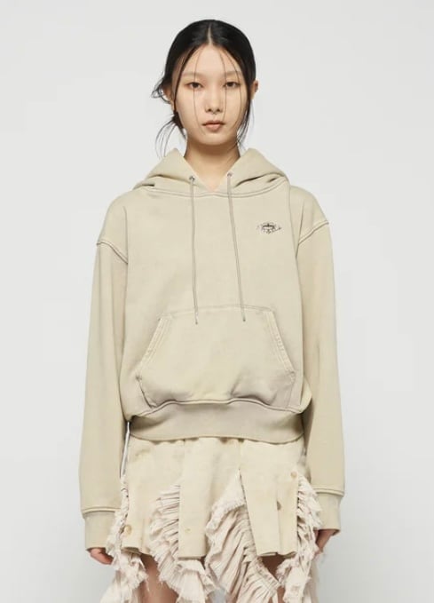 tanakadaisuke bijou tiara hoodie Beige | AAR