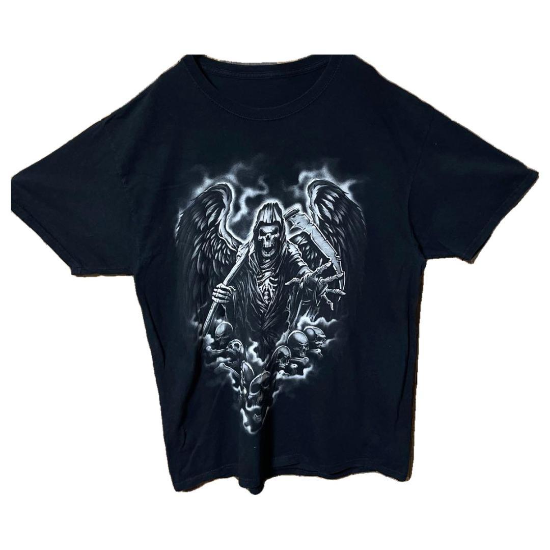Aerosmith x 空山 セクシーロボ S/S バンドTシャツ 褪黒 L AEROSMITH × 空山基 Sexy Robot Graphic T-Shirt Black L | PAY ID