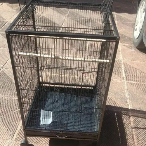 鳥かご インコ用 オウム用 スタンド付きケージ アクセサリー付き 鉄線鳥かご