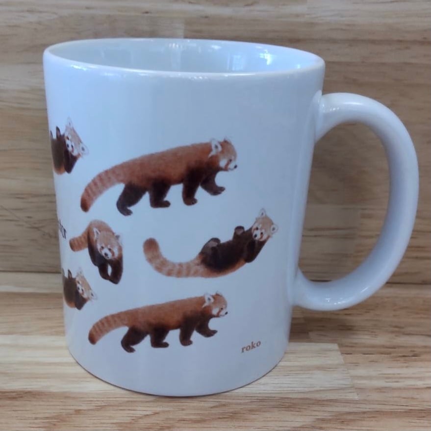 ニシレッサーパンダ マグカップ ＜rokoさんデザイン＞ | 熱川