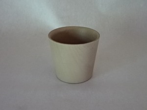 スギ材　そば猪口（白）