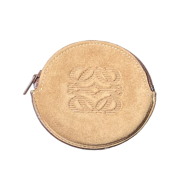 vintage LOEWE nubuck coin purse