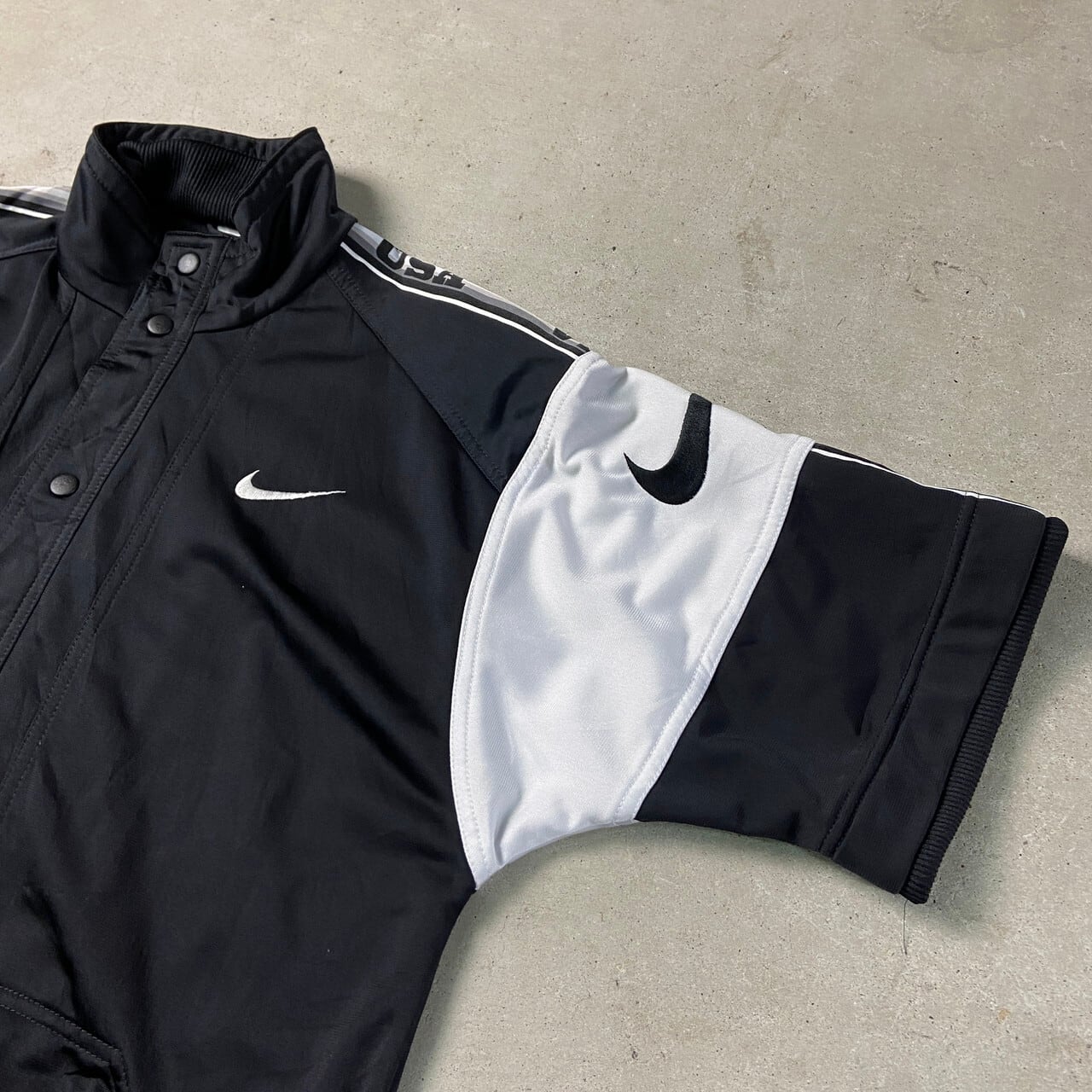 90~00年代 NIKE ナイキ 半袖 ジャージ トラックジャケット ス