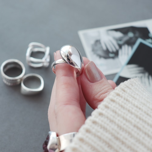 RING || 【通常商品】 KATATUMU RING (S925) || 1 RING || SILVER || FAL055