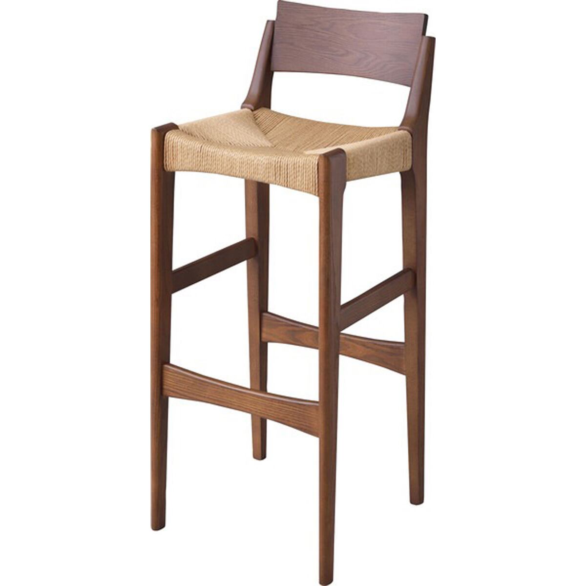 ペーパーコード ハイチェア カウンター キッチン 椅子 木製 軽い おしゃれ リゾート アジアン シンプル