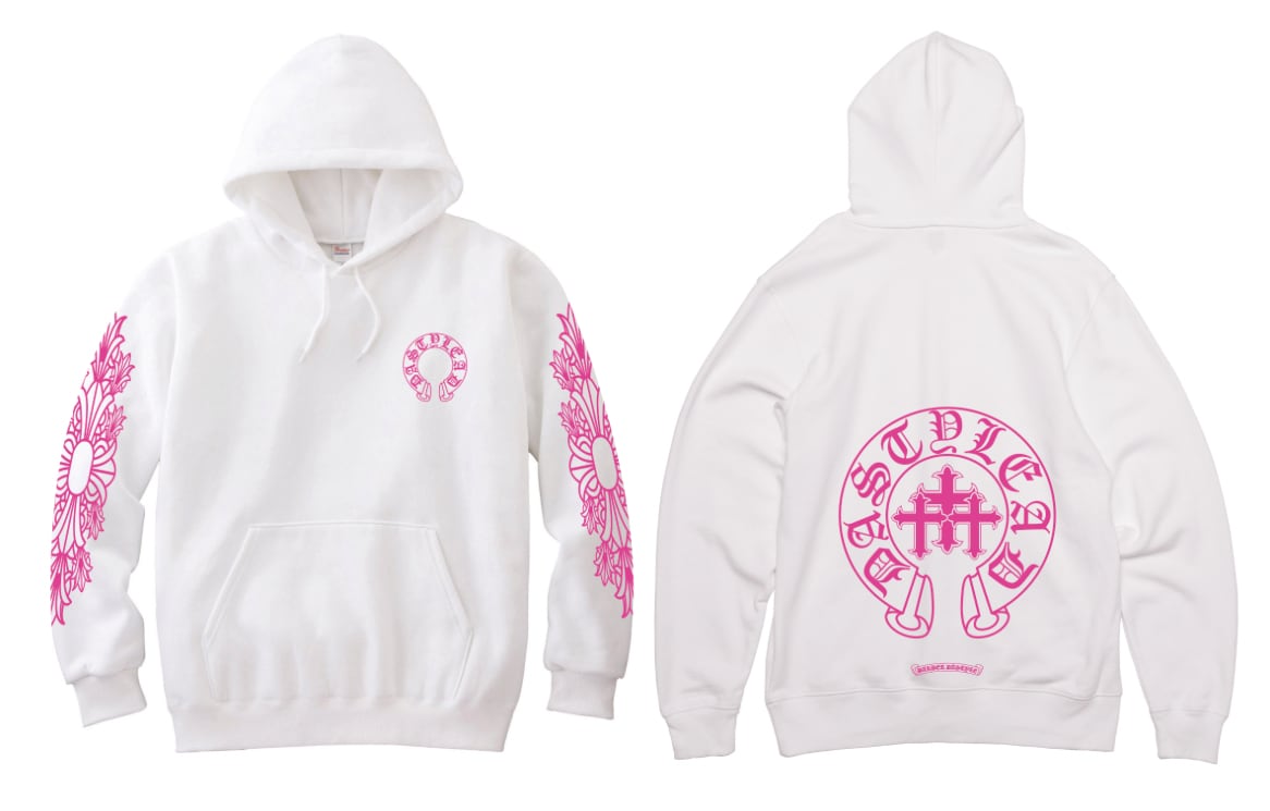 DAstyle Floral pattern Parker 【WHITE×BLACK】 | DAstyle