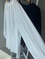 【25aw】Neck-line Shirring Blouse_2colors