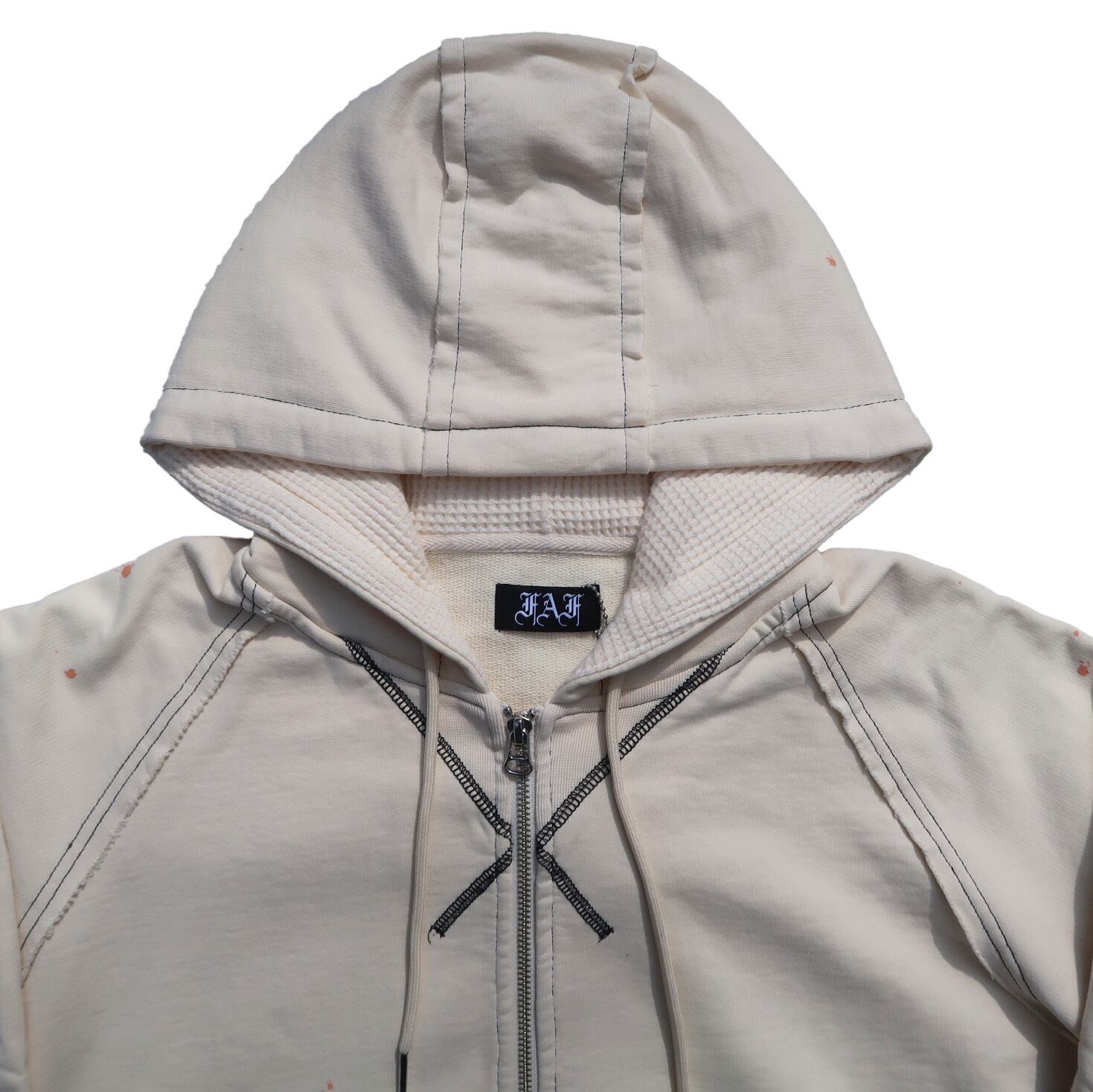 24aw FAKE AS FLOWERS Aged Zip Up Hoodie
