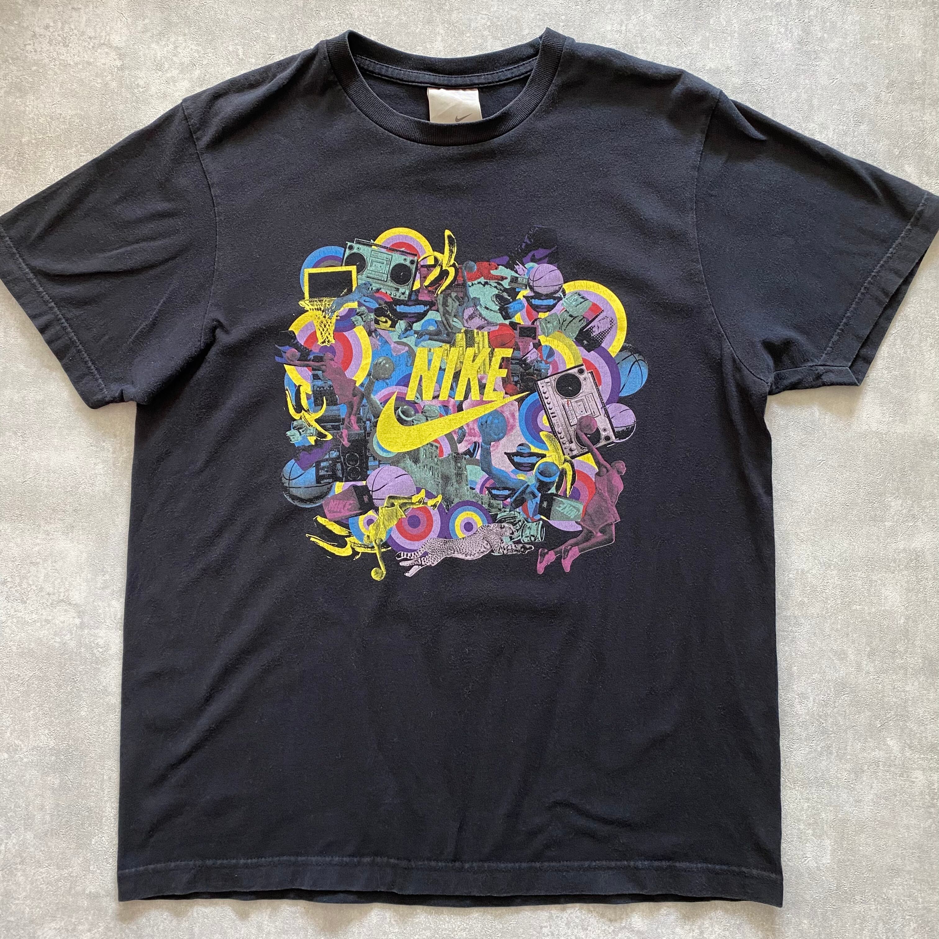 made in TURKEY 90s NIKE European short sleeve shirt{ターキ製 90s ナイキ ヨーロピアン 半袖 Tシャツ 古着 メンズ}ユニセックス