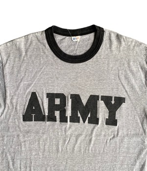 Vintage 80-90s L ringer T-shirt -ARMY-