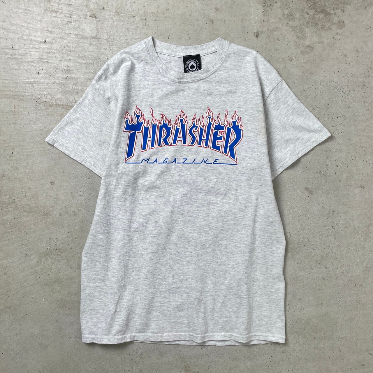 THRASHER FLAME LOGO スラッシャー フレイム ロゴTシャツ メンズM 古着 