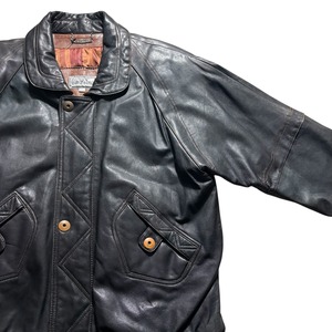 vintage GIANCARLO ROSSI sheep leather blouson