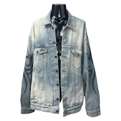 【BALENCIAGA】Summer 24 Tattoo Denim Jacket