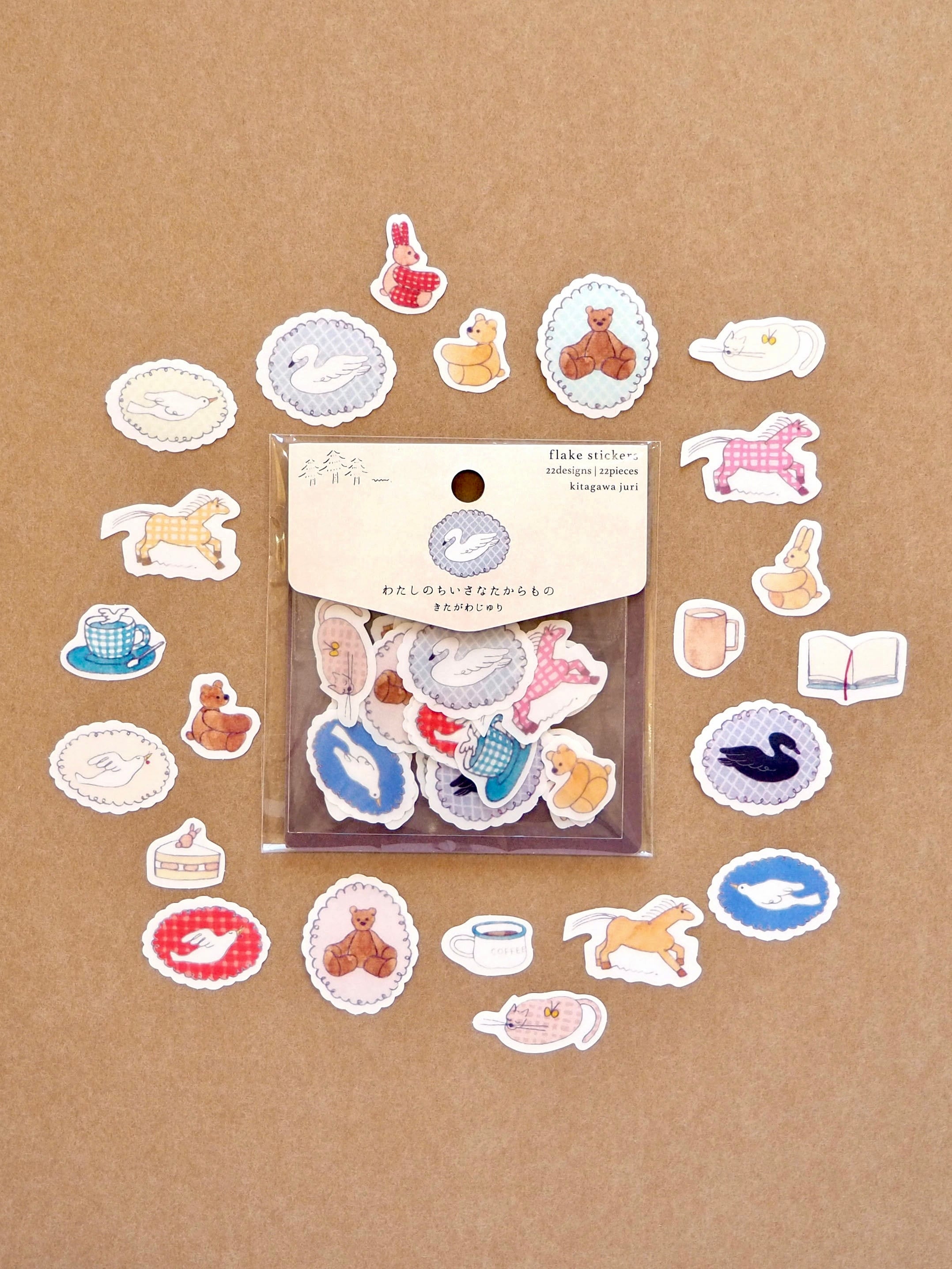 flake stickers「わたしのちいさなたからもの」