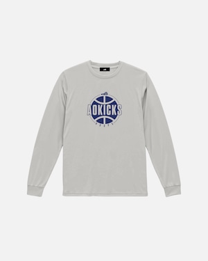 Hoops Ball L/Tee - gray/navy