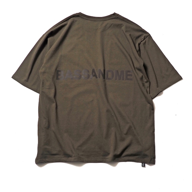 bassandme cotton reflect "BIG TEE" TYPE-WIDE-REFLECTOR-OLIVE 