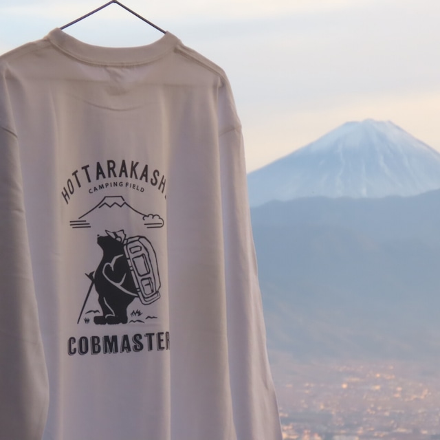 COBMASTER×HCF ロングスリーブTシャツ ホワイト