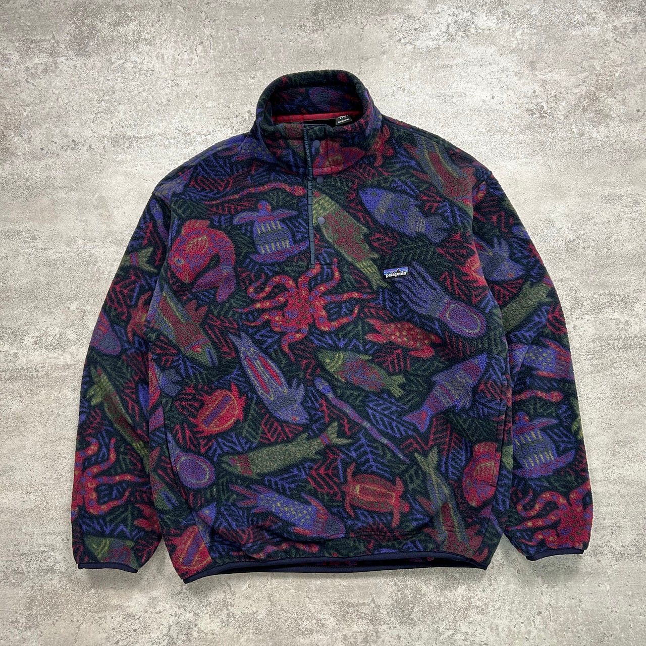 PATAGONIA SYNCHILLA FLEECE DEEP SEA SNAP-T SIZE M (USED) | Flip N