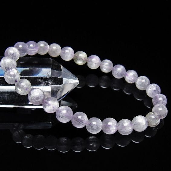 クンツァイト ブレスレット 7mm 一点物 メール便可 [M便 1/10] 111-40690