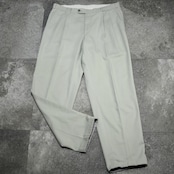 COMMANDER 2tuck cotton poly slacks
