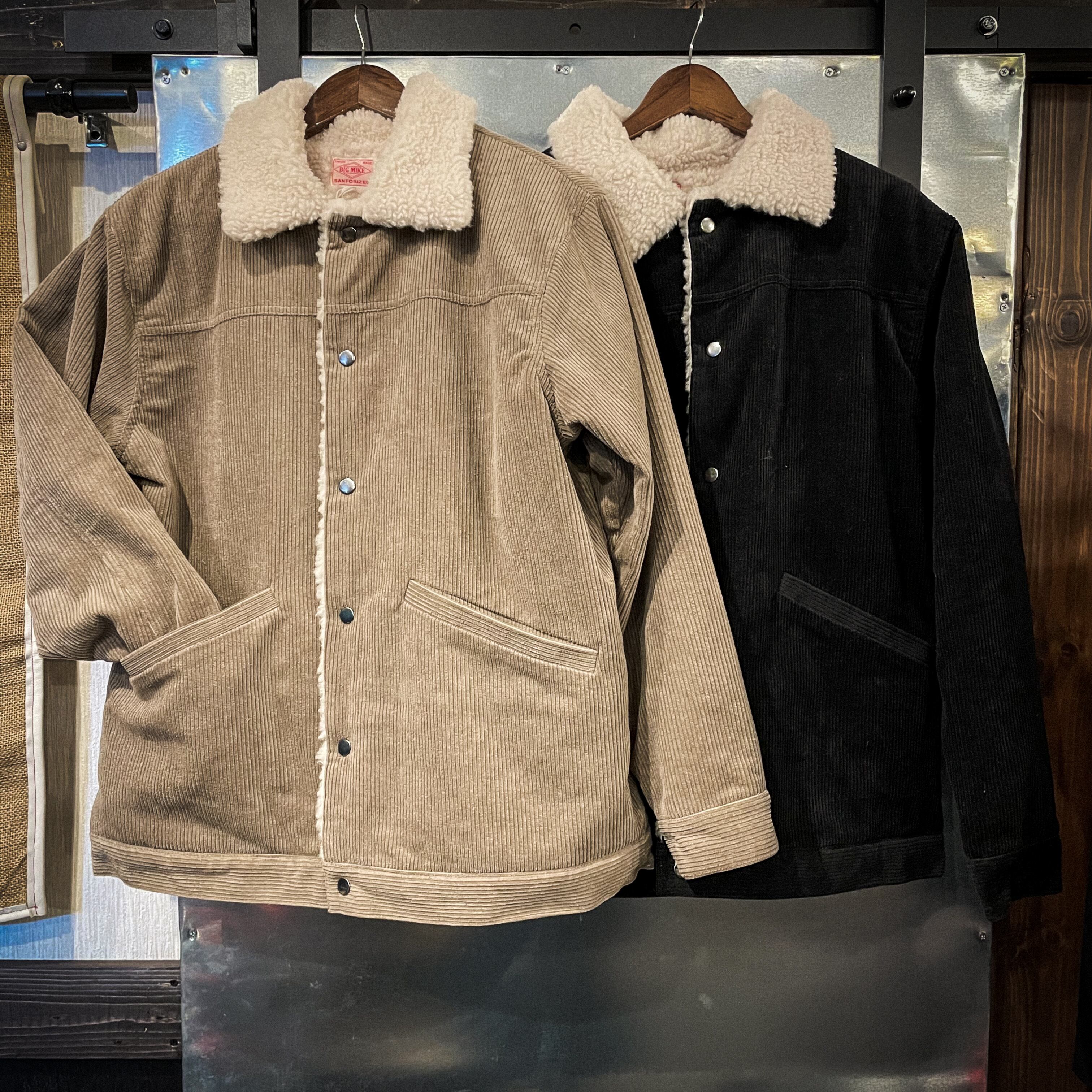 14300円→11000円!!BIG MIKE ビッグマイク CORDUROY BOA JACKETS