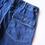 INTÉRIM / USED SLUB YARN DENIM BAKER PANTS