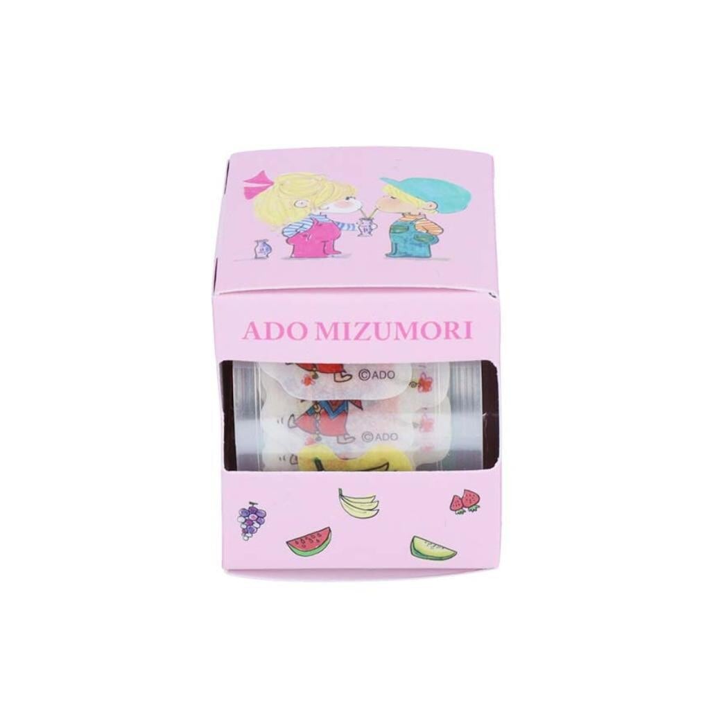 水森亜土×サンスター文具 フルーツ ボックス入マスキングシール CA13