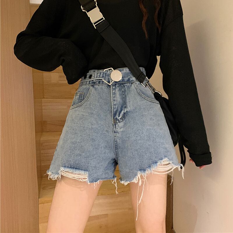 パンツ レディースサマーハイウェストルーズ 夏物 ショーツ ブルマー 萌量不足7887299274