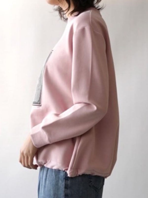 33℃　bc601702　ガクブチ刺繍バッチロゴポンチpo