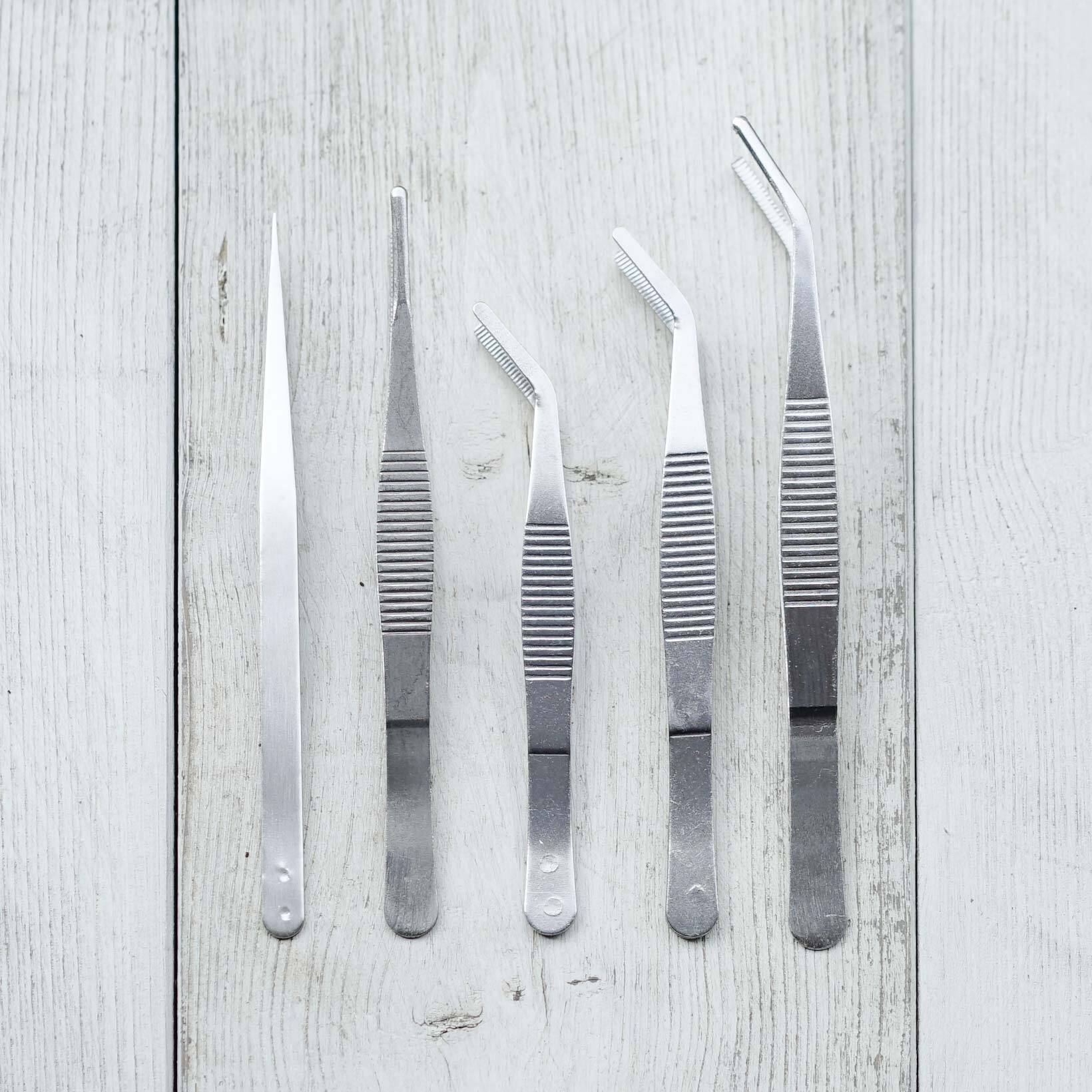 ピンセット ステンレス 5本セット