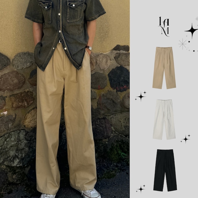 Double Twist Premium Cotton Pants(3color)