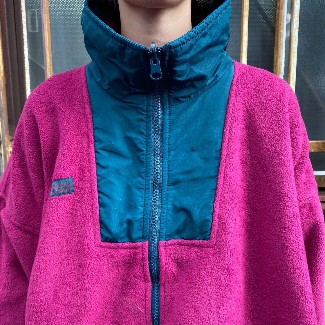90年代 Columbia コロンビア フリースジャケット メンズL 古着 90s 