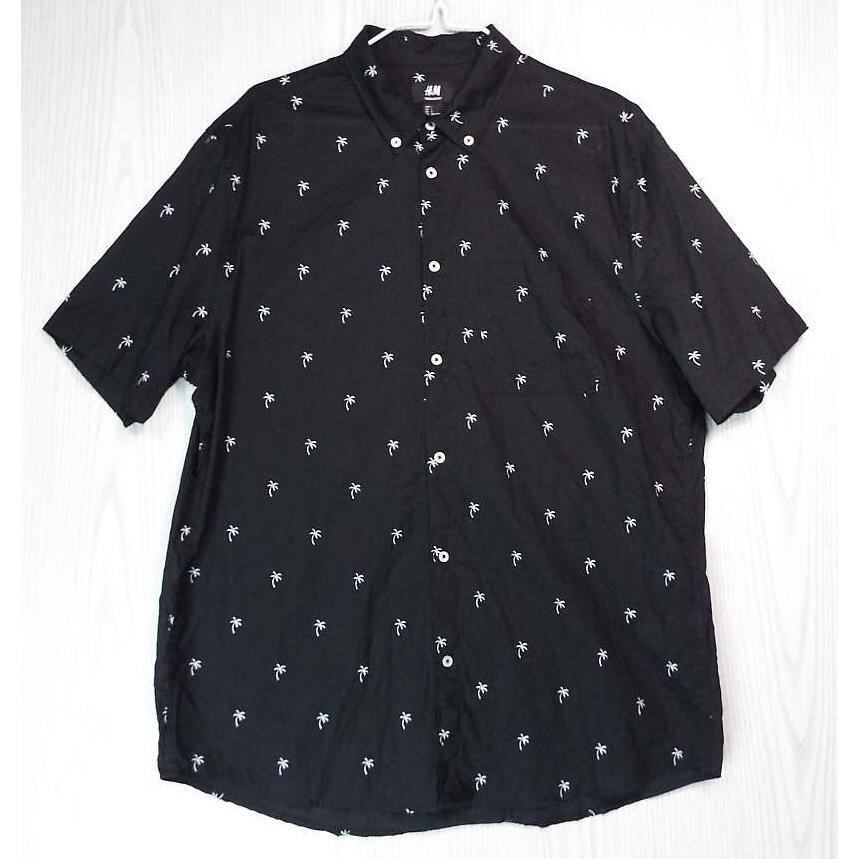黒ピン 60年代 ビンテージ シャツ ボタンダウン 激レア ヤシの木