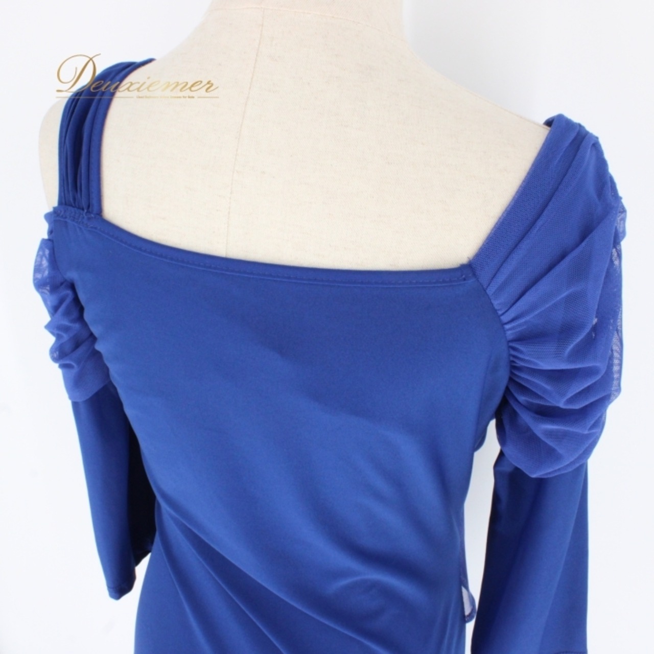 社交ダンス 衣装 スタンダード ドレス ワンピース レッスンウェア パーティドレス レディース 青 ラインストーン Leirena レイリーナ ブルー系 気品 伸縮性 光沢 ラインストーン コサージュ アクセント レディースファッション ダンスウェア フォーマル コスチューム ルームウェア 上品 クリスマス パーティー ビューティー ラグジュアリー スタイリッシュ