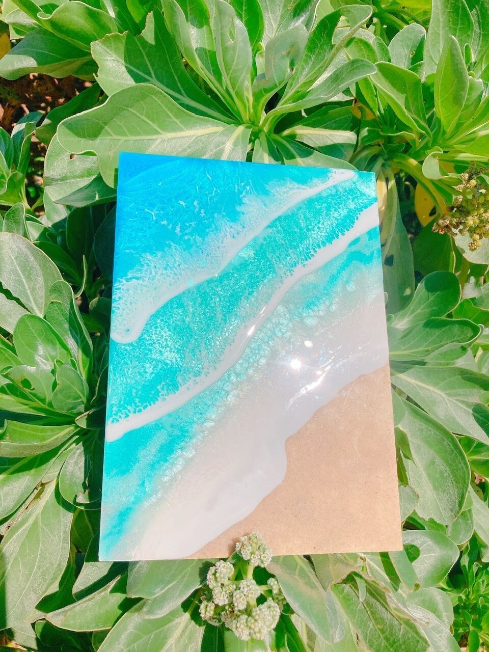レジンアートパネル 海の絵 churasora