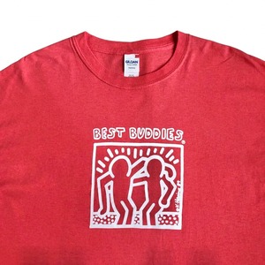 "BEST BUDDIES" Keith Herring print T-shirts