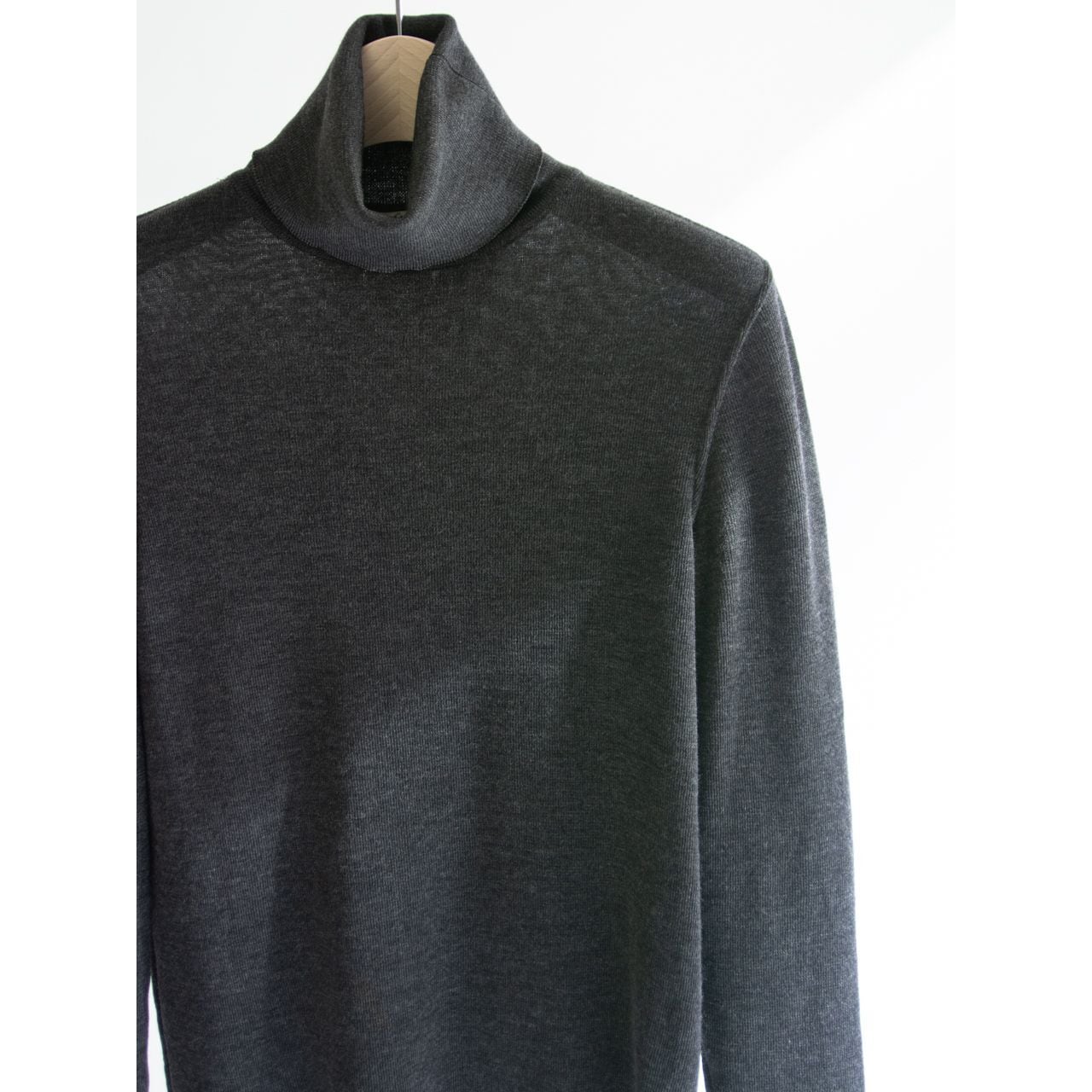 YVES SAINT LAURENT rive gauche】Made in France High Neck Knit