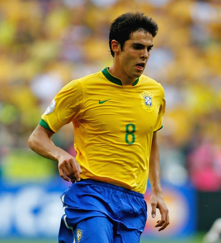 ブラジル代表 2006 Nike ホーム半袖 ユニフォーム #8 KAKA カカ