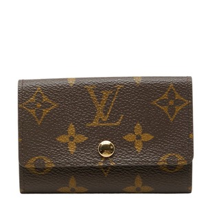 ルイ ヴィトン モノグラム ミュルティクレ6 キーケース 6連 M62630 ブラウン PVC レザー レディース LOUIS VUITTON 【中古】