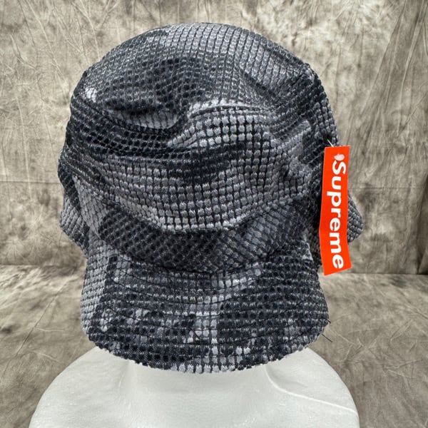 未使用】Supreme/シュプリーム【22AW】Camo Grid Velvet Crusher Hat