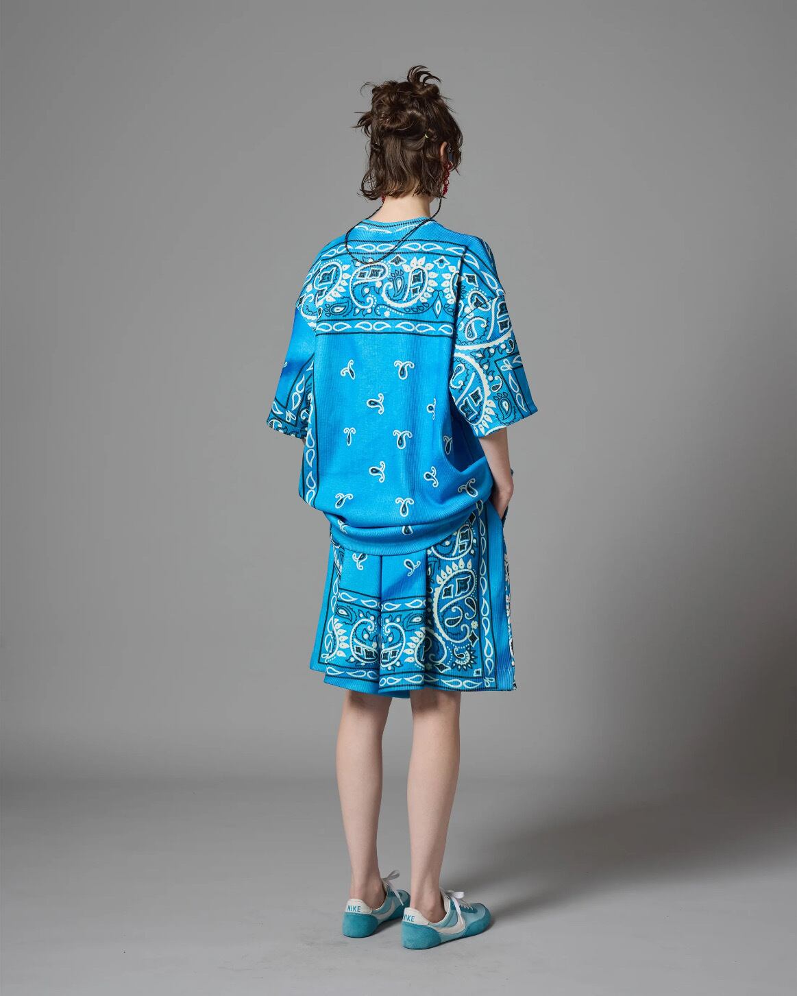 26SS】NONTOKYO PRINT RIB WIDE SHORTS (BANDANA) NON-26S-0416