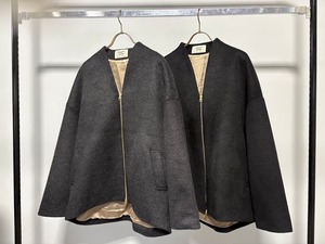 【ご予約】シャギージップコート 無地  MG CO- 26130 - A【MargauxVINTAGE】