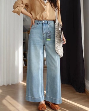 リラックスストレートデニム A0199