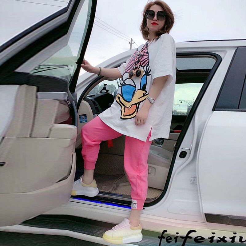 カジュアルパンツ スプリングサマールーズTシャツ トップス 大きめサイズ 春物 夏物 ミックスインファッション32740002354