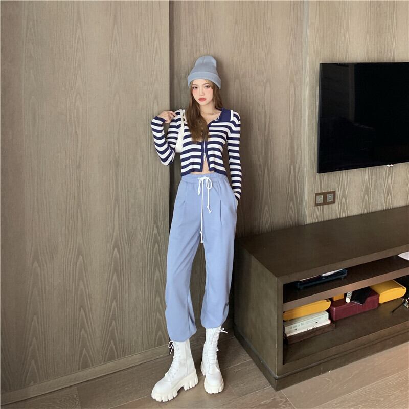 ショートスリムフィット、丁寧なマシン、ジッパーストライプ、長袖セータートップレディース2020秋新作インナーベースシャツ ブラックストロベリース72004059478