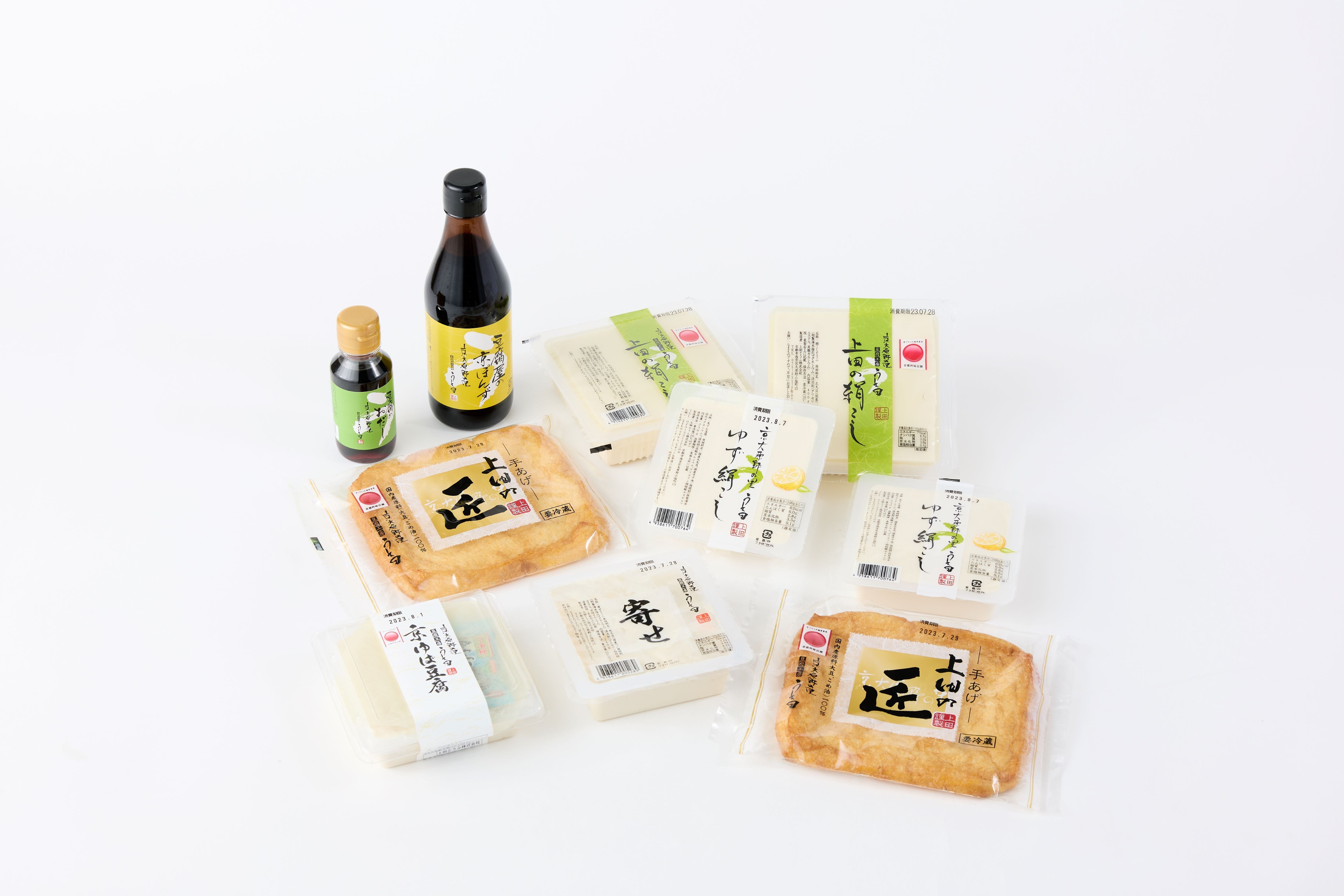 上田の絹こしセット | 豆腐の取り寄せ・通販は京都 上田とうふが