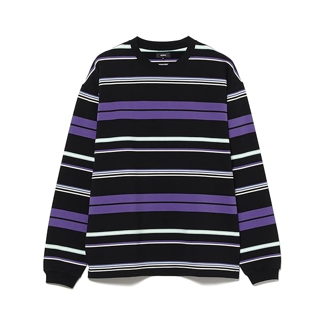 90s GOODENOUGH ハーフジップ ボーダー スウェット シャツ