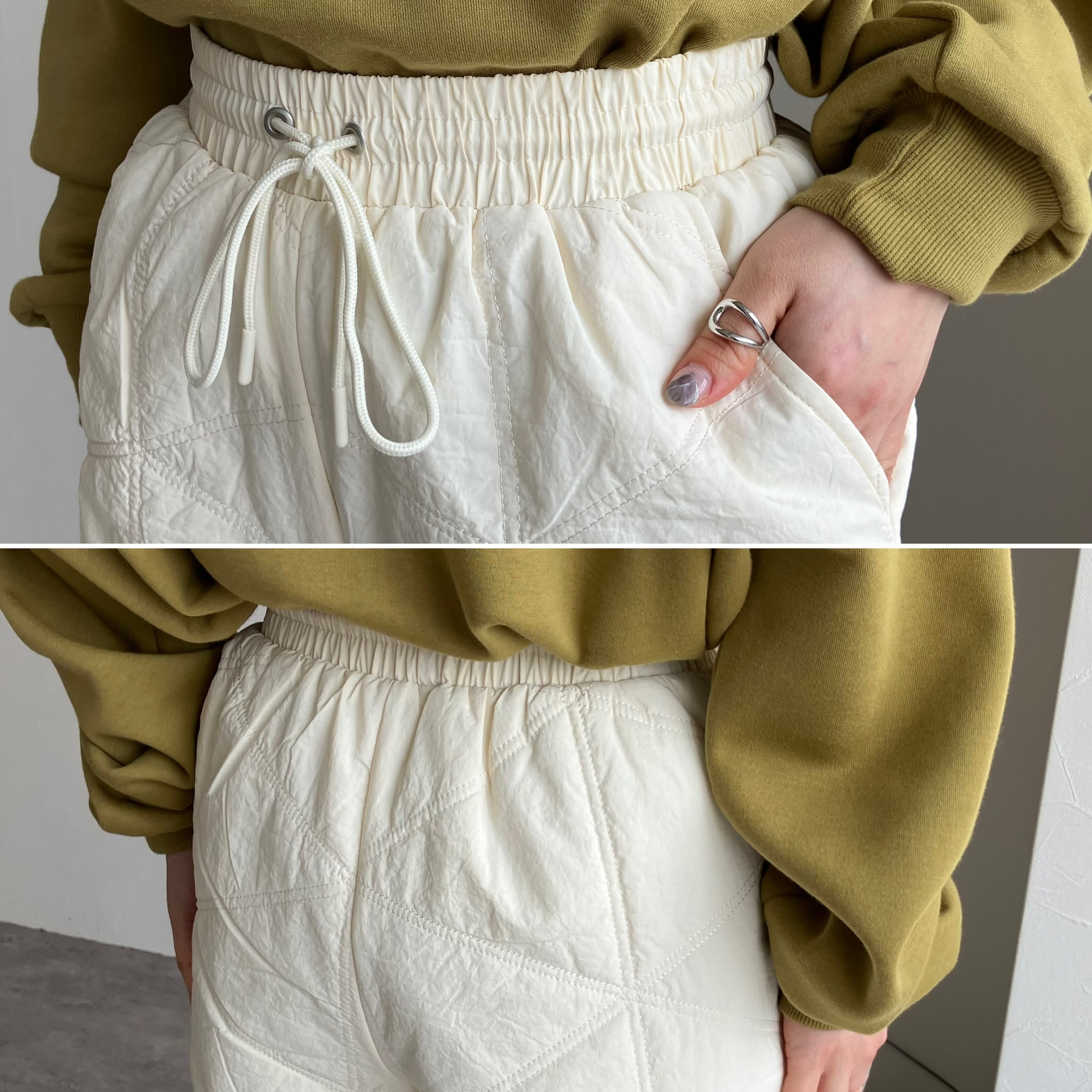 キルトショートパンツ【y2838-z】メール便送料無料/ネコポス発送10 | zena