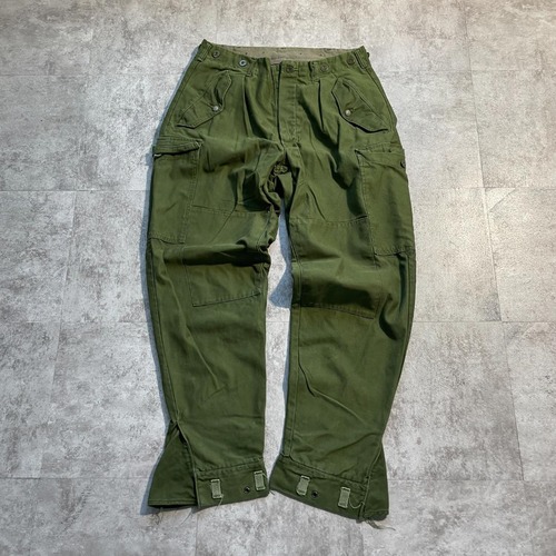 60s- スウェーデン軍 実物 M-59 フィールドパンツ C52 w32